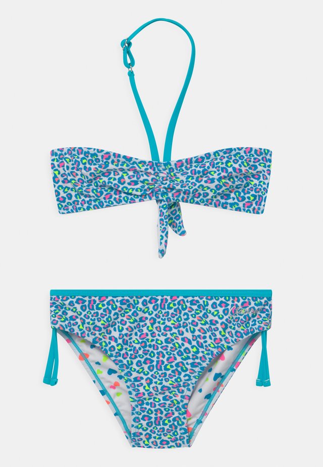 GIRLS REVERSIBLE SET - Bikini - light blue