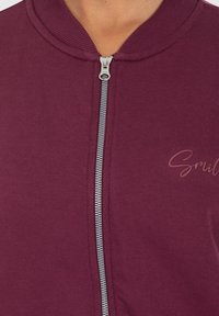 Smilodox Felpa con zip - dark purple