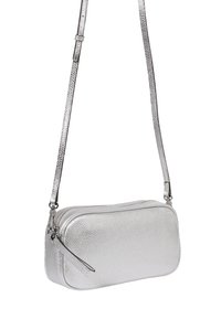 Sac Bandoulière PARFOIS Vintage En Toile Argentée - Occasion Parfait État - Sac Femme Rétro