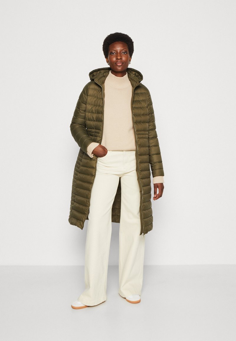 Tommy Hilfiger FEMININE MAXI - Down coat - army green/olive 
