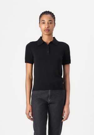 FINE GAUGE  - Polo shirt - black
