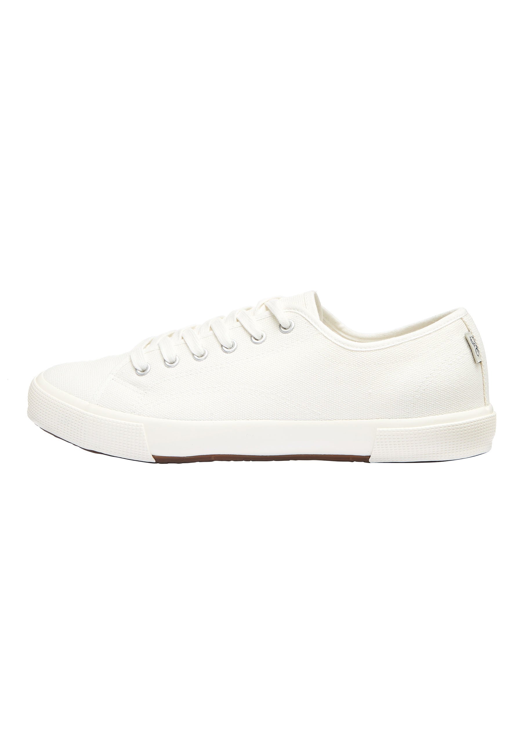 Next BURGUNDY CANVAS - Sneakers laag - white/wit - Zalando.nl