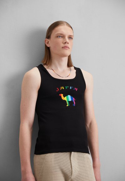 HOUSE OF JAFFA JAFFA CAMEL UNISEX - Μπλούζα - black