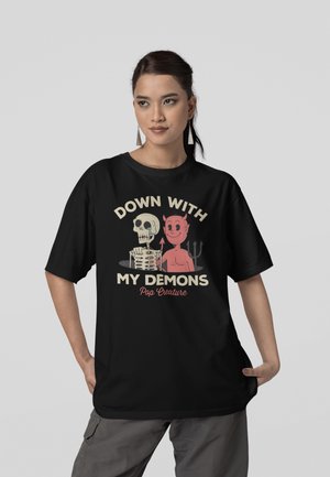 DEMONS - T-shirts print - black