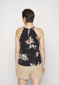 ONLY Tall ONLNOVA LUX KEYHOLE - Top - black/light pink