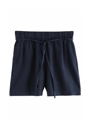 TIE WAIST - Šortai - navy