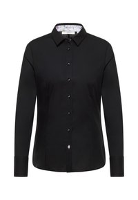 Eterna BAUMWOLLBLUSE - FITTED - Camicia - schwarz