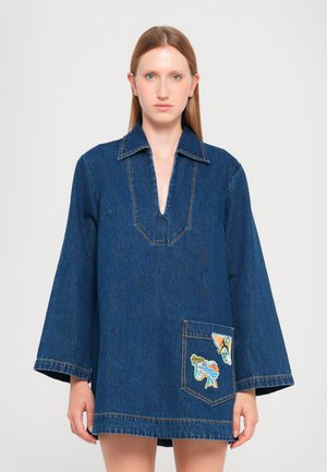 SPEEDY MINI DRESS - Denimkjoler - indigo