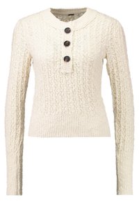 Free People Strickpullover - beige