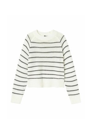 LANGARM - Maglione - white alyssum