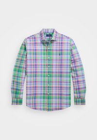 CUSTOM FIT PLAID OXFORD SHIRT - Button down-skjorte - green/pink multi