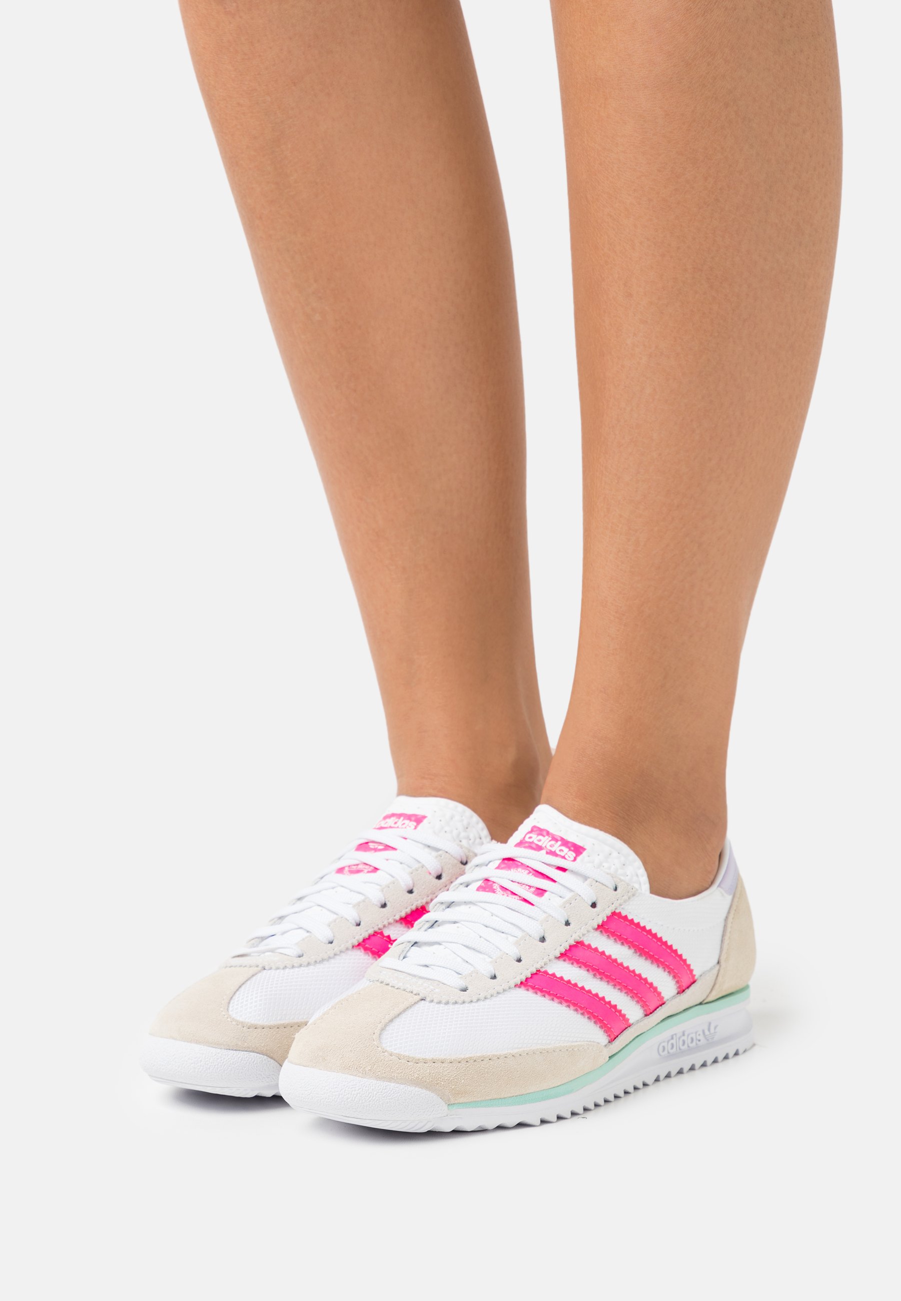 Artificial confiar toxicidad adidas Originals Zapatillas - footwear white/solar pink/cream white/blanco  - Zalando.es