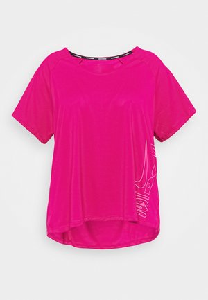 ICON CLASH MILER - Print T-shirt - fire berry/white