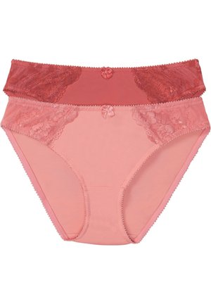 2ER PACK  ATTRAKTIVER MIT FLORALER  - Slip - rosa
