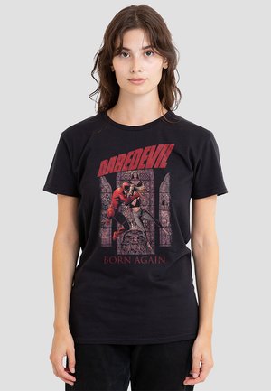 Print T-shirt - black