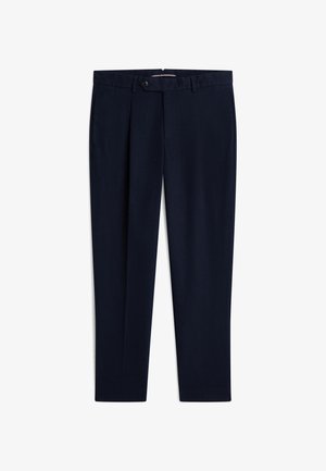 Tommy Hilfiger, SOLID BRUSHED DRESS PANTS - Pantaloni - navy blue