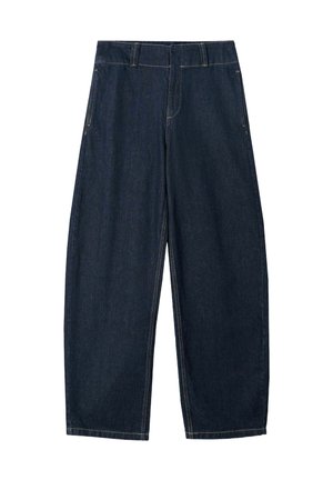 Bershka BAGGY BARREL - Relaxed fit jeans - royal blue