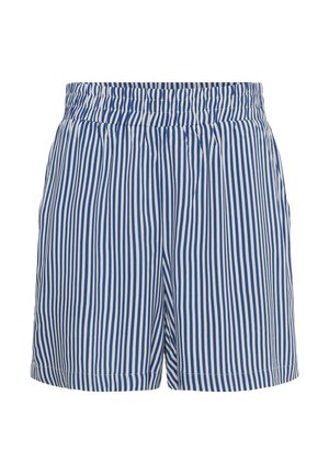 Love Copenhagen, LCLUDA LOOSE SHORTS - Shorts - galaxy blue white stripe