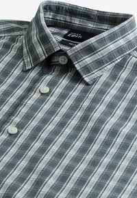 Next REGULAR FIT - EDIT BOXY SHORT SLEEVE CHECK - Hemd - grey