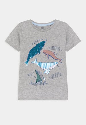 SMALL BOYS - T-shirt print - grey melange