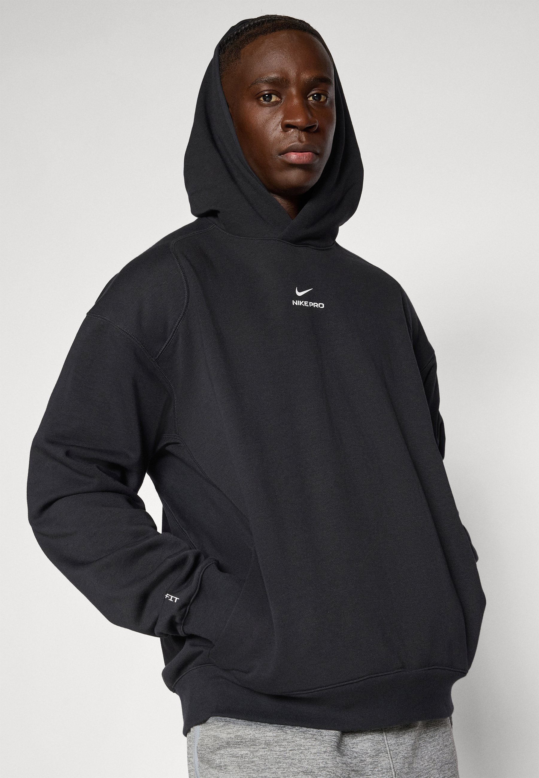 nike pro black hoodie