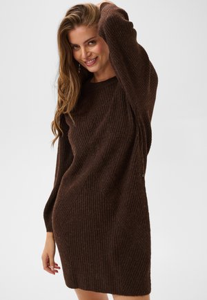 Cream, CRNANETTE KNIT DRESS - Robe pull - java
