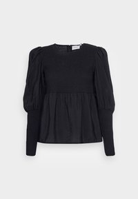 MORIANA SOLID BLOUSE - Blusa - black