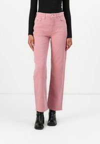 Tommy Jeans LAYLA SLIM STRAIGHT - Džínsy s rovným strihom - tahiti berry