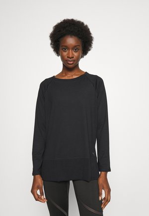STUDIO YOGINI BELL SLEEVE - Long sleeved top - black