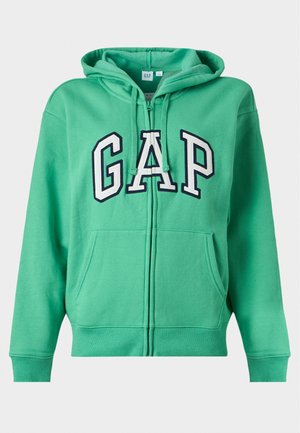 GAP, HERITAGE - Φούτερ με φερμουάρ - bright meadow
