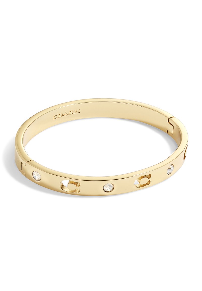 Coach C HINGED BANGLE Bracelet goldcoloured/doré ZALANDO.FR