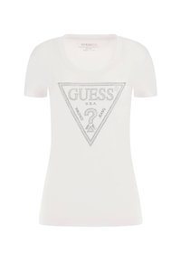 LOGO-DREIECK - T-shirt con stampa - weiß