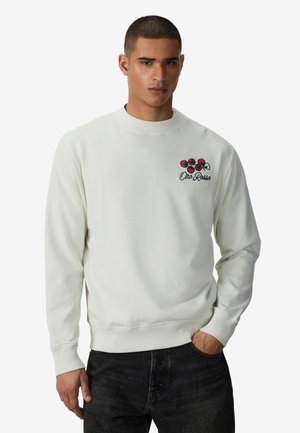 Next, REGULAR FIT - GRAPHIC PRINT CREW NECK SWEATSHIRT - Pusa - ecru white
