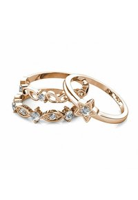 MYC Paris BAGUE SOLAR  - Anello - or rosé / cristal