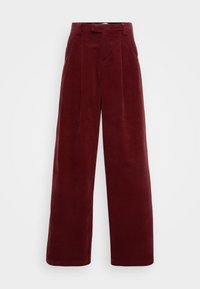 ONLSVEA NESSA CORD WIDE  - Trousers - cabernet