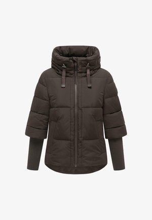 Navahoo, STEPPJACKE LOTUSHERZ XIV - Winterjacke - choco uni