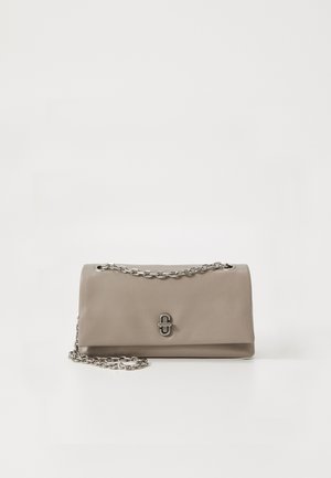 THE DUAL CHAIN MINI BAG - Keresztpántos táska - cement