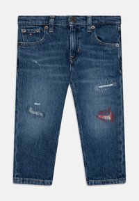 Tommy Hilfiger SKATER DESTRUCTIONS - Jeans Slim Fit - blue denim