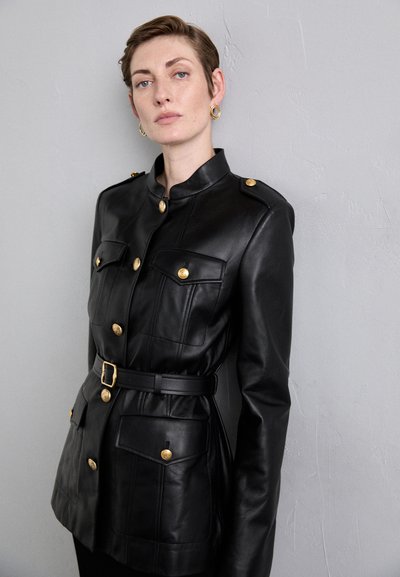 Bally Lederjacke - black