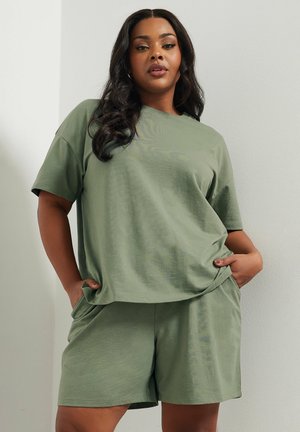SET - Basic T-shirt - khaki