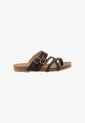 KESLEM, SANDALIAS KESLEM, MUJER - Sandalias planas - marrón