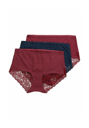 Ulla Popken 3 PACK - Culotte - wine red