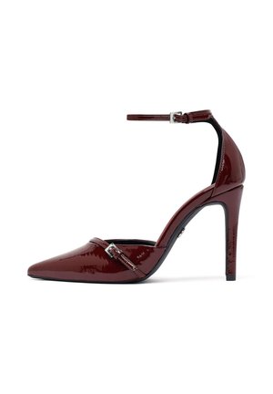 High Heel Pumps - dark red