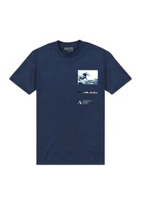 Henry Tiger - ASHMOLEAN-WAVE - T-Shirt print - navy blue Thumbnail-Bild 1