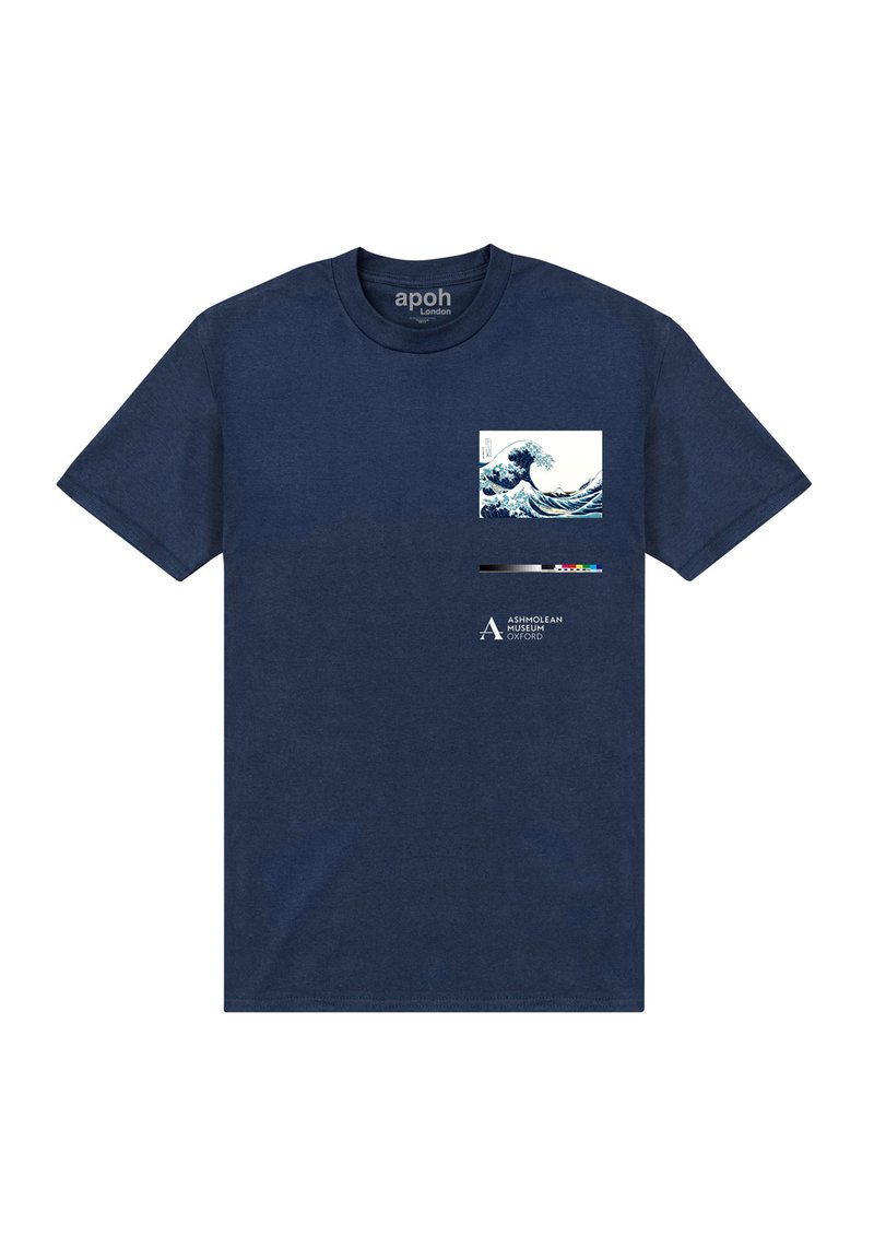 Henry Tiger - ASHMOLEAN-WAVE - T-Shirt print - navy blue, Vergrößern