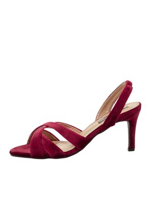TITIA - Sandalias de tacón - burdeos