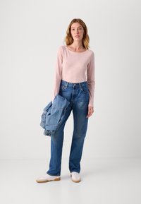 Marc O'Polo LONG SLEEVE BOAT NECK - Tops ar garām piedurknēm - dusty rose