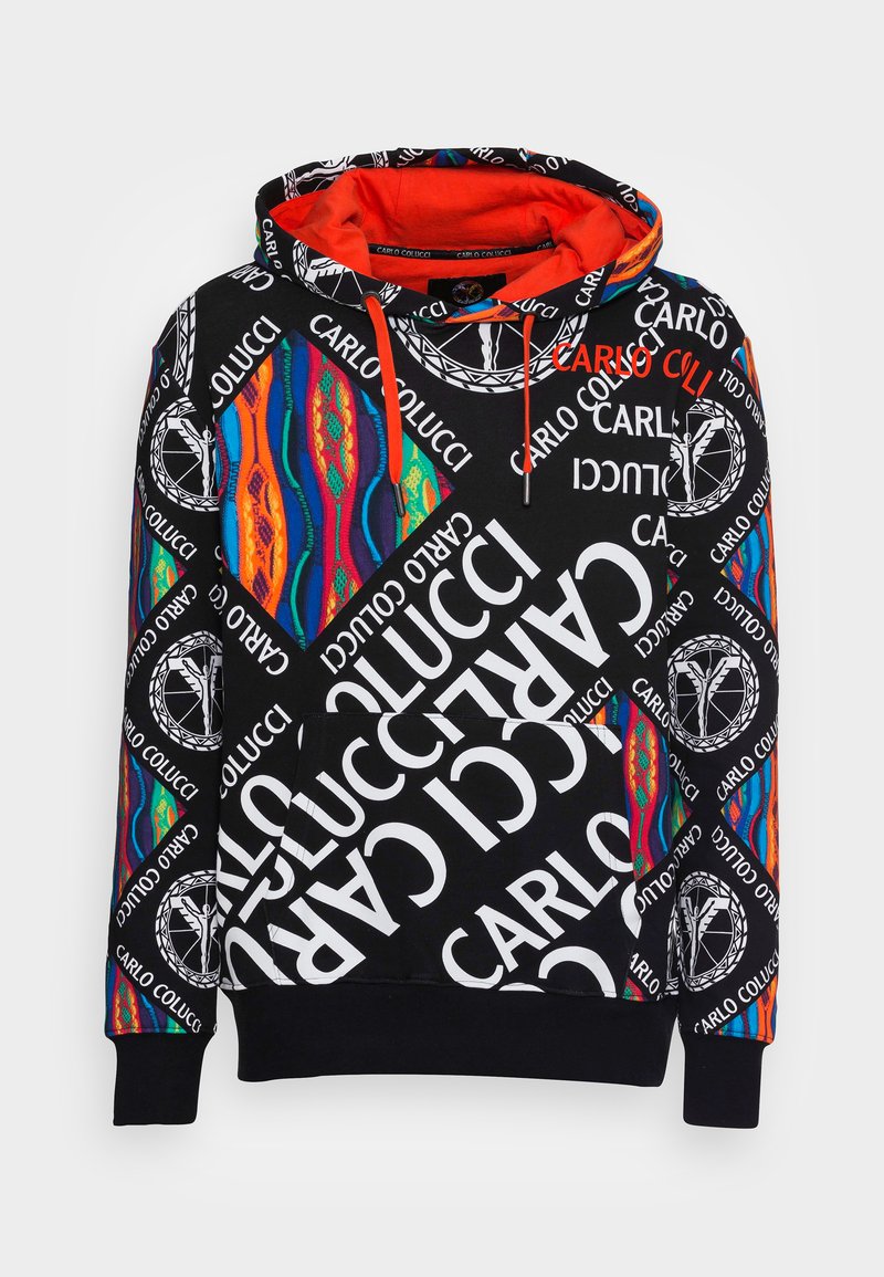 Herren Kapuzenpullover | Carlo Colucci HOODIE BIG LETTERS Sweatshirt black/schwarz - ET85827 Herren Kapuzenpullover | Carlo Colucci HOODIE BIG LETTERS Sweatshirt black/schwarz - ET85827