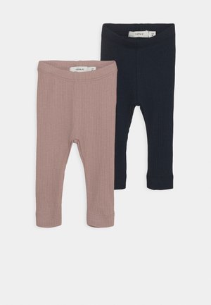 NBFKABEX 2 PACK - Leggings - woodrose/dark sapphire
