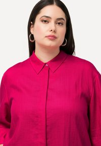 Ulla Popken 3/4 SLEEVE - Camicia - light heather